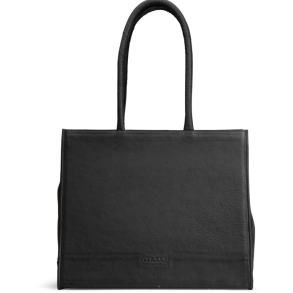 Muud Bina XL Taske - Lder, Sort
