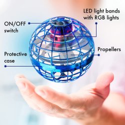 Flynova PRO - Flying Spinner ball, bl