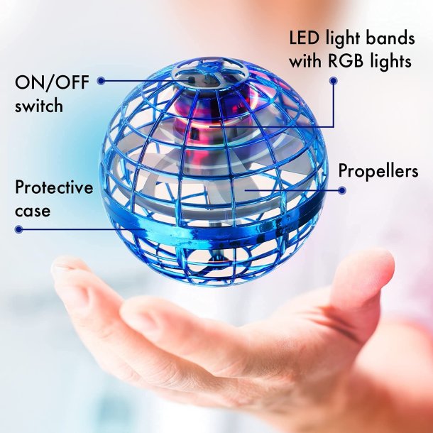 Flynova PRO - Flying Spinner ball, bl