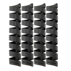 Bluelounge CableCoil kabelhllare, 4-pack, svart