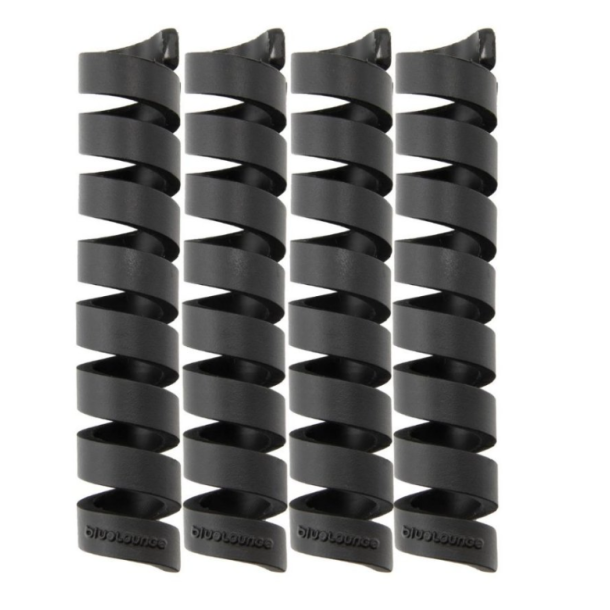 Bluelounge CableCoil kabelhllare, 4-pack, svart