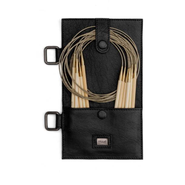 Muud Carita A Tilbehr til Etui - Lder, Sort