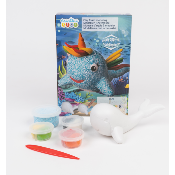 Creative Kids Foam Clay modelleringsskum - Fisk, 63g