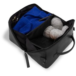 Muud Cleo Midi Taske - Lder, Sort