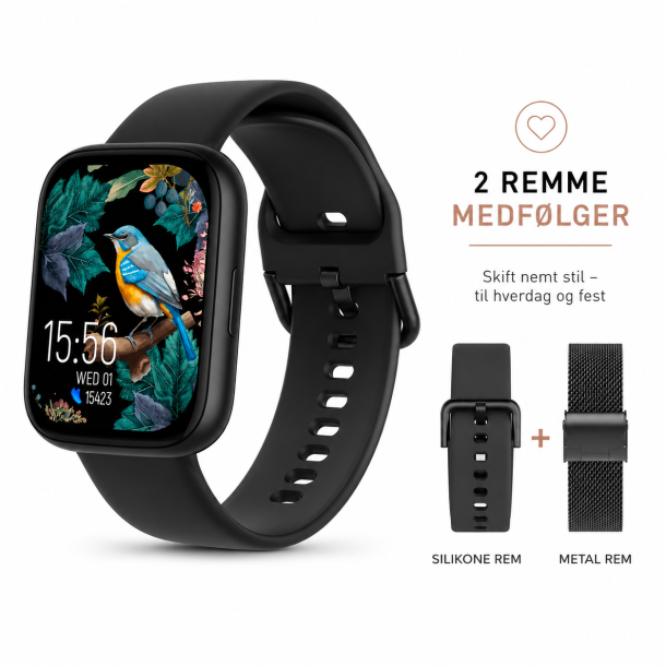 Forever ForeVigo 4 SW-330 Smartwatch, Black