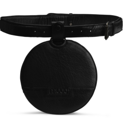 Muud Demi Bumbag - Lder, Sort