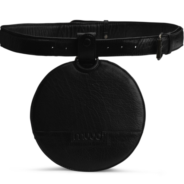 Muud Demi Bumbag - Lder, Sort