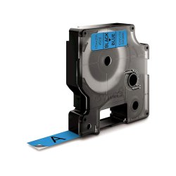 DYMO Tape D1 (45016) 12 mm (7 m) - sort/bl