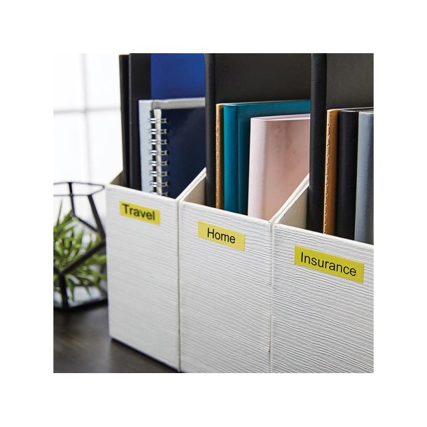 Dymo Tape D1 9mmx7m sort/gul