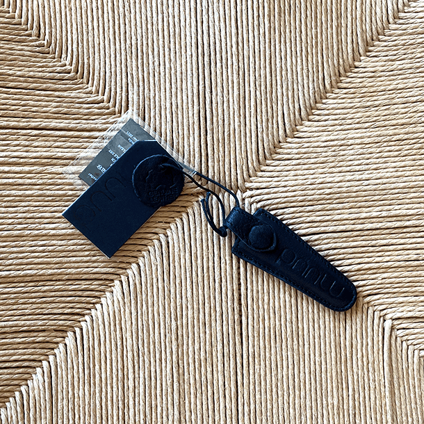 Muud Espoo Etui til Garnsaks - Lder, Sort