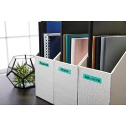 Dymo Tape D1 9mmx7m sort/grn