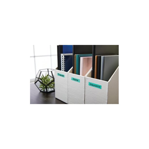 Dymo Tape D1 9mmx7m sort/grn