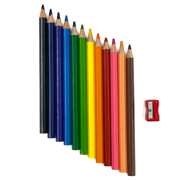 Creative Kids Jumbo farveblyanter, 12 stk