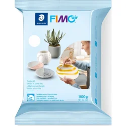Staedtler FIMO modelleringsler Air 1000g, hvid