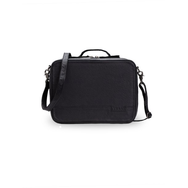 Muud Flora Organizer - L&auml;der, Svart