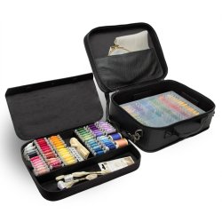 Muud Flora Organizer - L&auml;der, Svart