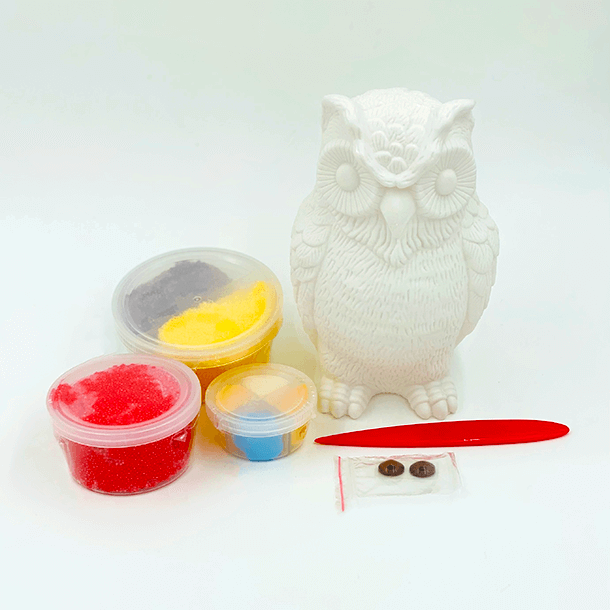 Creative Kids Foam Clay modelleringsskum - Ugle, 63g