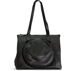 Muud Fro Shopper fr Broderi-Frvaring - Lder, Svart