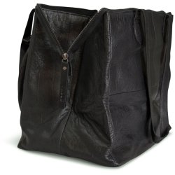 Muud Fro Shopper fr Broderi-Frvaring - Lder, Svart