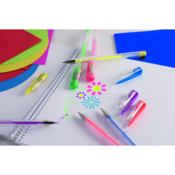 Creative Kids Gel kuglepenne - 12 stk, Neon