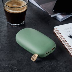 GreyLime Power Stone II 10400 mAh Powerbank - USB-C & USB-A (Grøn)