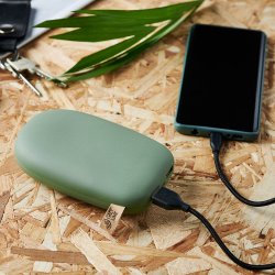 GreyLime Power Stone II 10400 mAh Powerbank - USB-C & USB-A (Grøn)