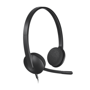 Logitech H340 USB Computer Headset - Sort