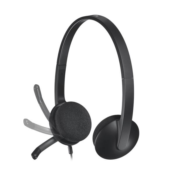 Logitech H390 USB Headset - Black
