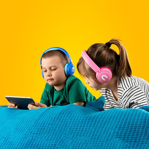 Niceboy HIVE Kiddie trdlse brnehretelefoner - Bl