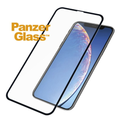PanzerGlass skrmbeskyttelse iPhone X/Xs/11 - sort, Case Friendly