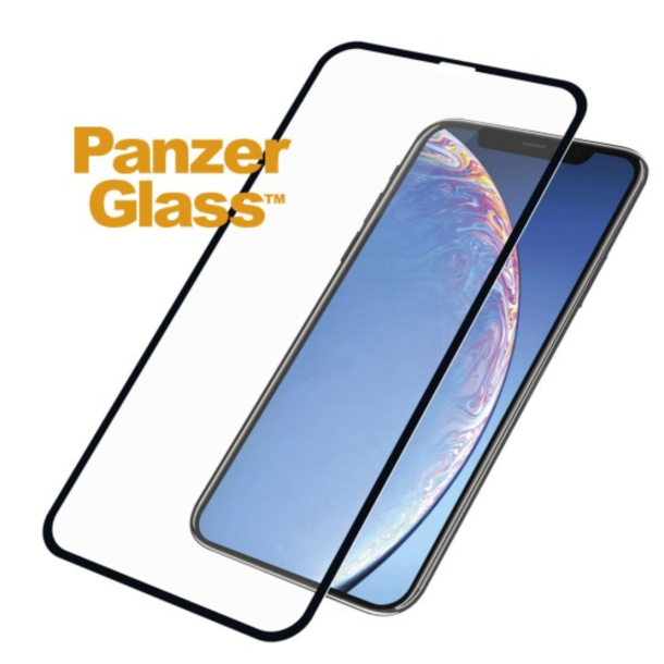 PanzerGlass skrmbeskyttelse iPhone Xs Max/11 Max - sort, Case Friendly