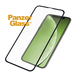 PanzerGlass skrmbeskyttelse iPhone XR/11R - sort, Case Friendly