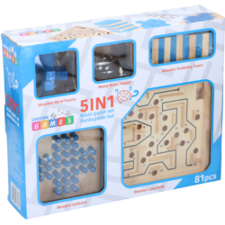 IQ puzzle - Hjernevrider puslespil, 5-i-1