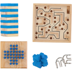 IQ puzzle - Hjernevrider puslespil, 5-i-1