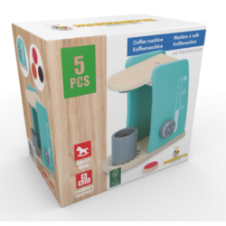 Marionette Kaffemaskine i tr, 5 dele