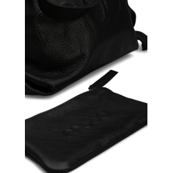 Muud Laura Mini Taske - Lder, Sort