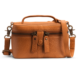 Muud Lexi Mini Taske/Toilettaske - Lder, Whisky