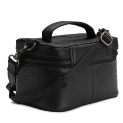 Muud Lexi Mini Taske/Toilettaske - Lder, Sort