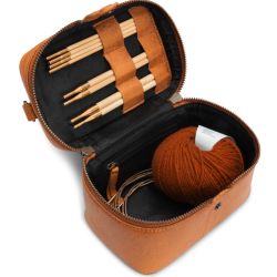 Muud Lexi Mini Taske/Toilettaske - Lder, Whisky