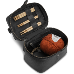 Muud Lexi Mini Taske/Toilettaske - Lder, Sort