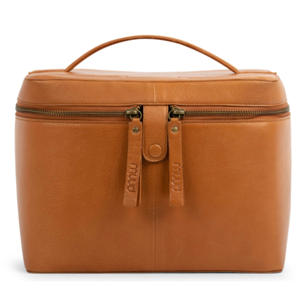 Muud Lexi Taske/Toilettaske - Lder, Whisky