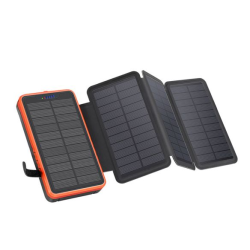 Lippa 20.000 mAh Foldbar 7W Solcelle Powerbank