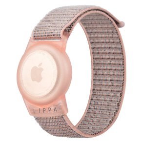Lippa Nylon Hndledsrem til AirTag og Smart-Finder, Pink
