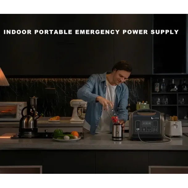 Lippa Power Station 1.488 Wh - Sort