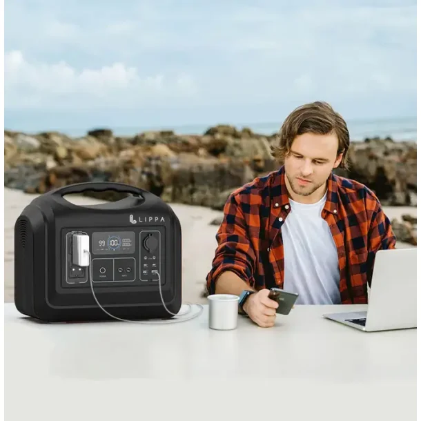 Lippa Power Station 1.488 Wh - Sort