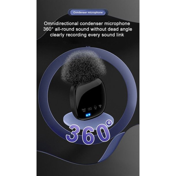 Lippa Pro Trdls Stjreducerende Mikrofon - USB-C