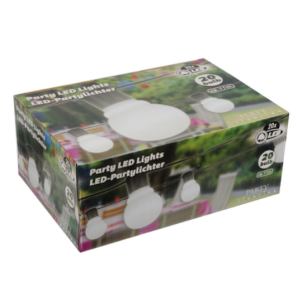 Party Lighting LED lyskde med 20 LED,11 m, hvid