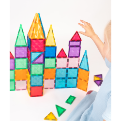 Magnetic Tiles byggesæt - Sampak, 32 + 60 dele