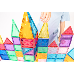 Magnetic Tiles byggesæt - Sampak, 2 x 100 dele