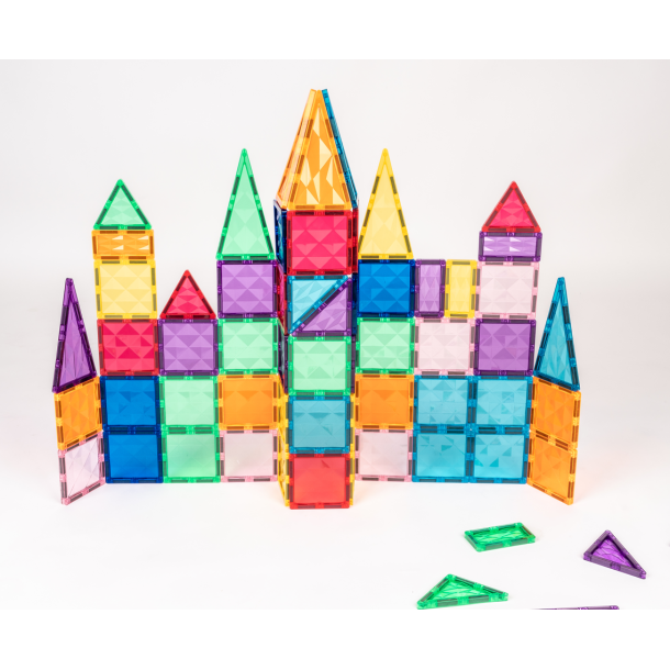 Magnetic Tiles byggesæt, 100 stk